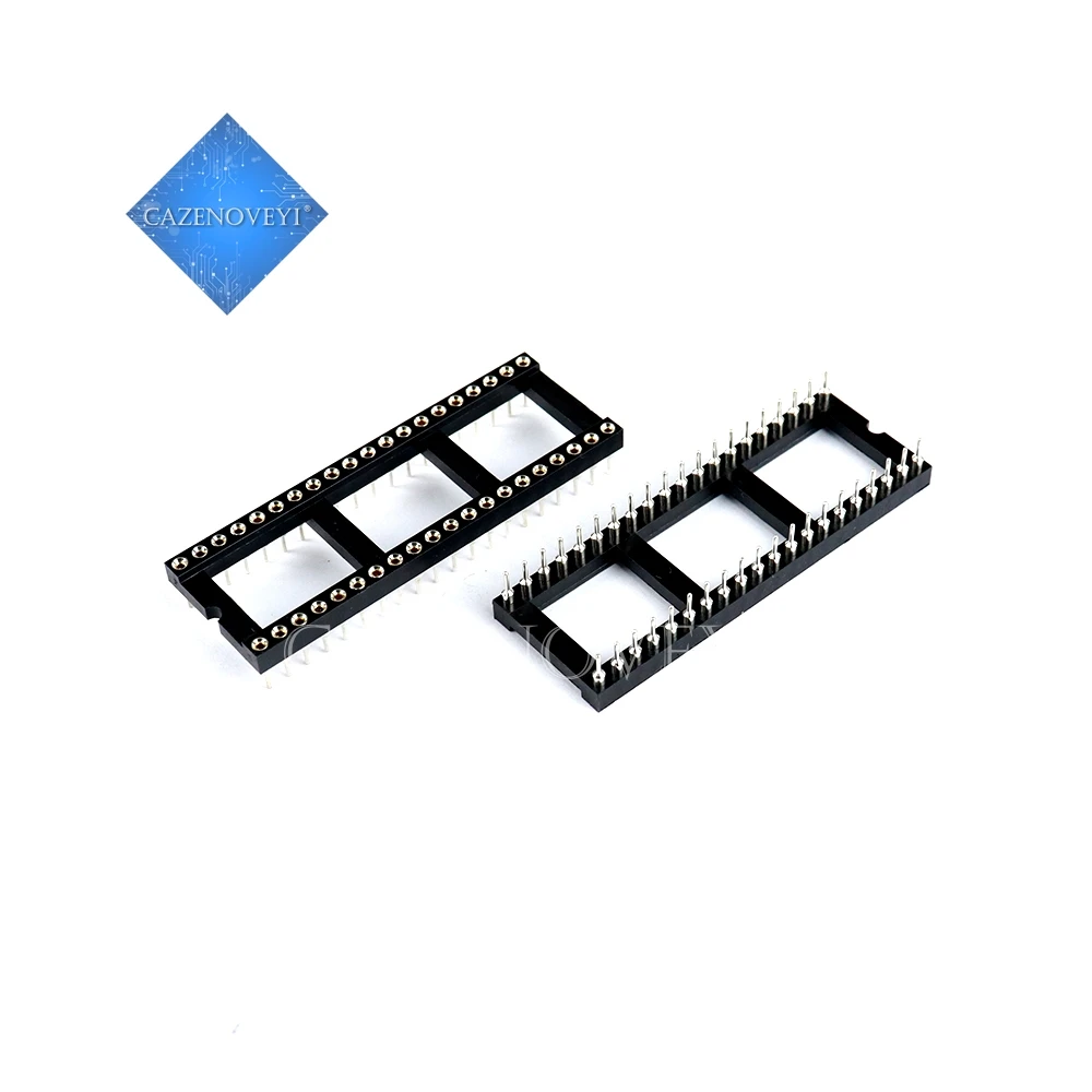 10PCS Round Hole IC socket Connector DIP 6 8 14 16 18 20 24 28 32 40 pin Sockets DIP6 DIP8 DIP14 DIP16 DIP18 DIP20 DIP28 DIP40