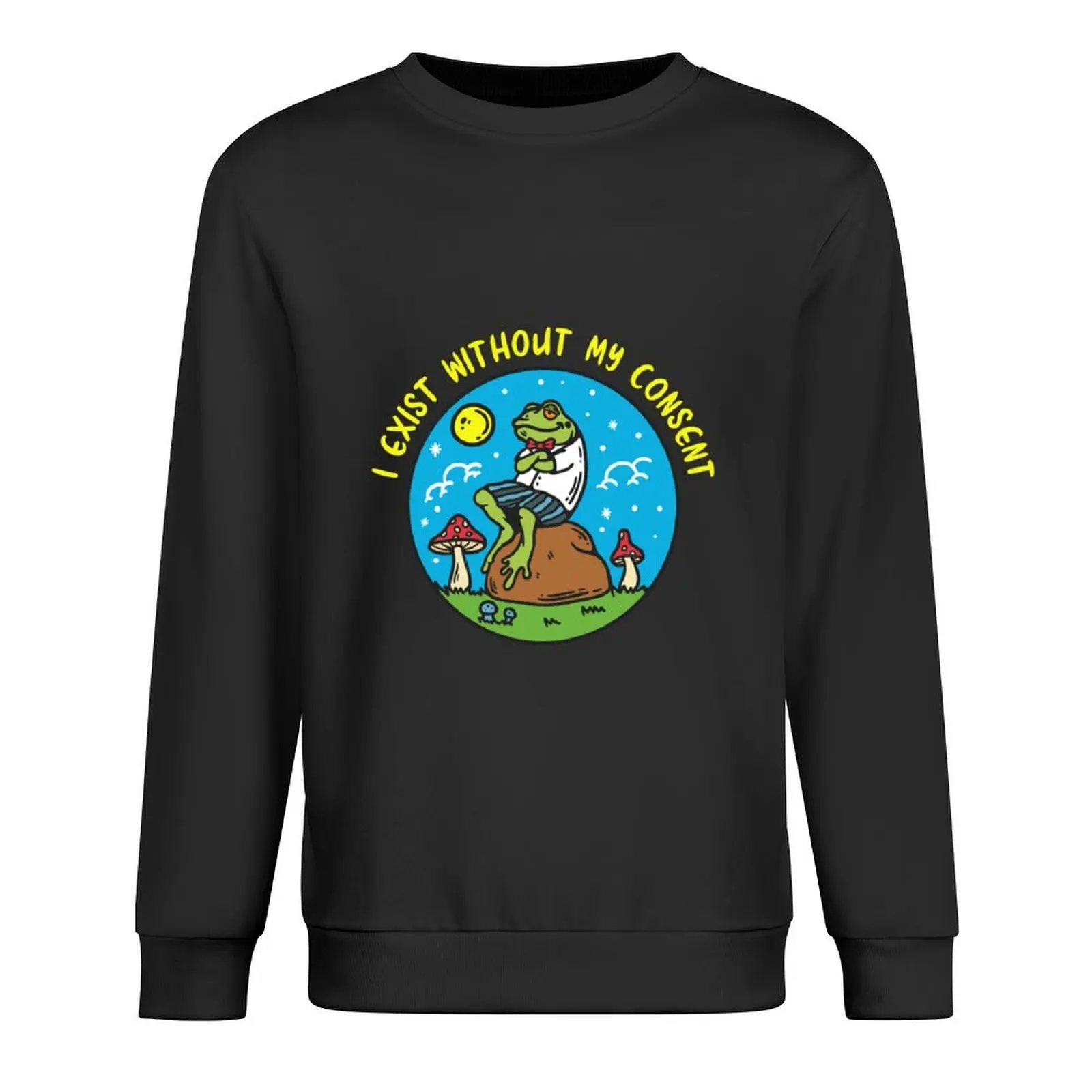 

I Exist Without My Consent(14) Pullover korean clothes anime clothing blouse korean style clothes sweatshirt male