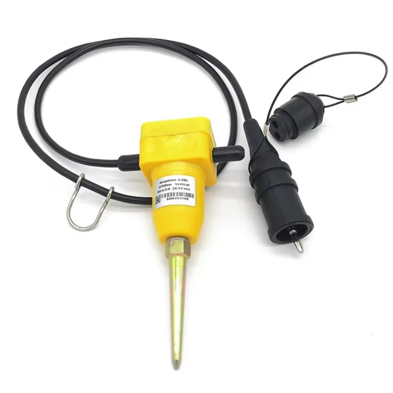 Single Geophone 4.5Hz Vertical with KCL (kooter) Female Connector , Seismic Geophone 4.5 Hz String in stock