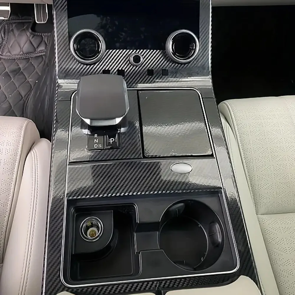 

For Land Rover Range Rover Velar 2017-23 Car-Styling Carbon Fiber Car Interior Center Console Color Molding Sticker Decals Parts
