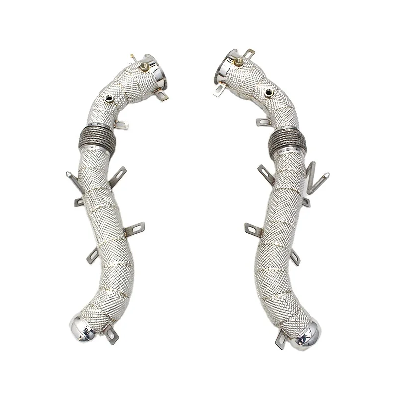 Head Section High flow Pipes Exhaust Pipes branch downpipe Exhaust Pipe with catalyst for Mclaren 540C/570/570S/570GT