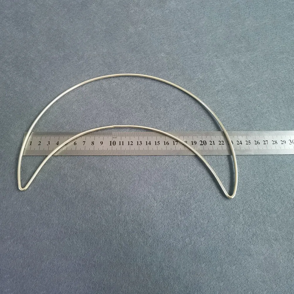 

4Pcs Stars Moons Floral Wreath Craft Hoops Iron DIY Metal Rings for Dreamcatcher Tassel Plant Hanger Decor Hanging Ornament