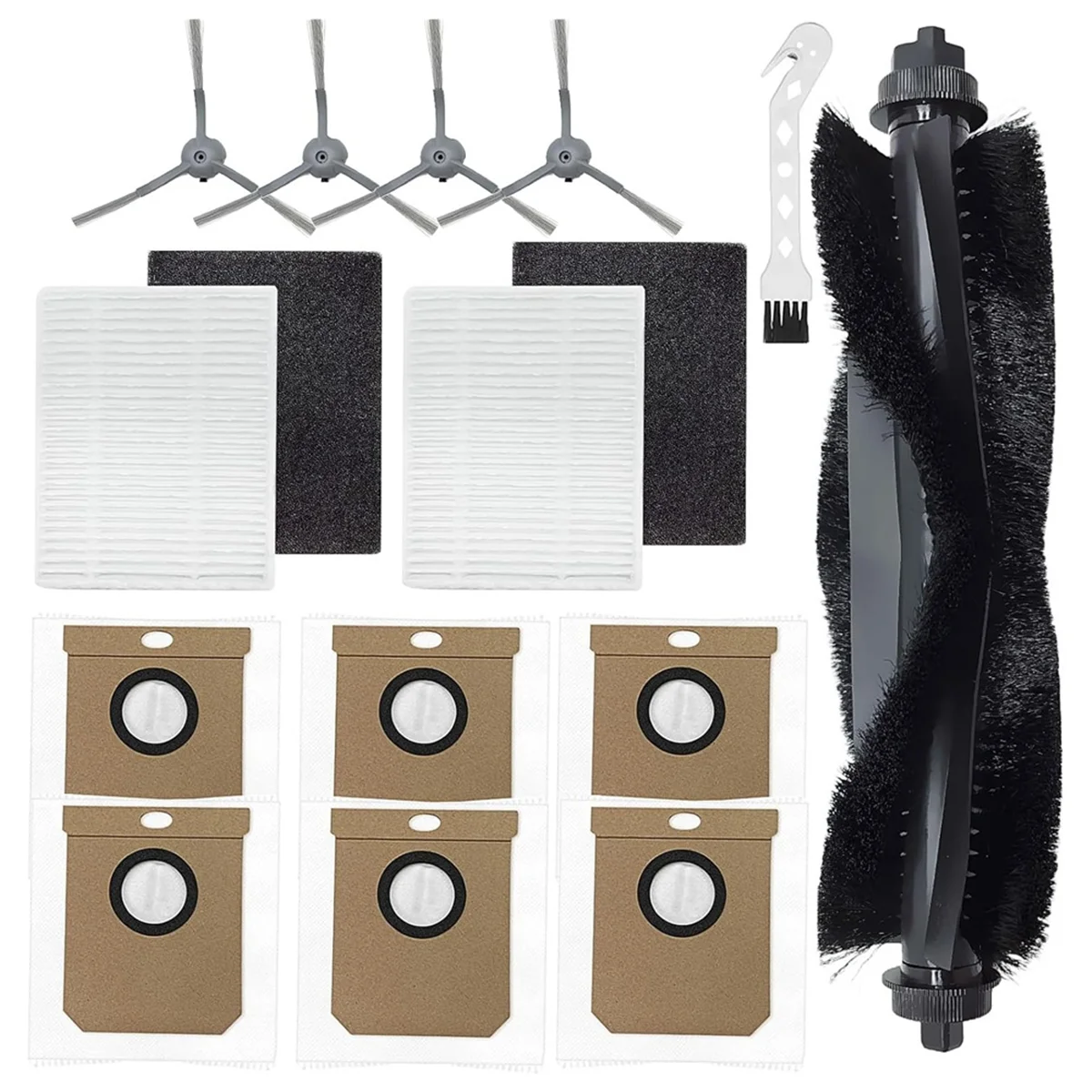 Para Eufy L60/ L60 SES/ L50/ L50 SES aspiradora Cepillo Lateral principal filtro Hepa bolsas de polvo repuestos