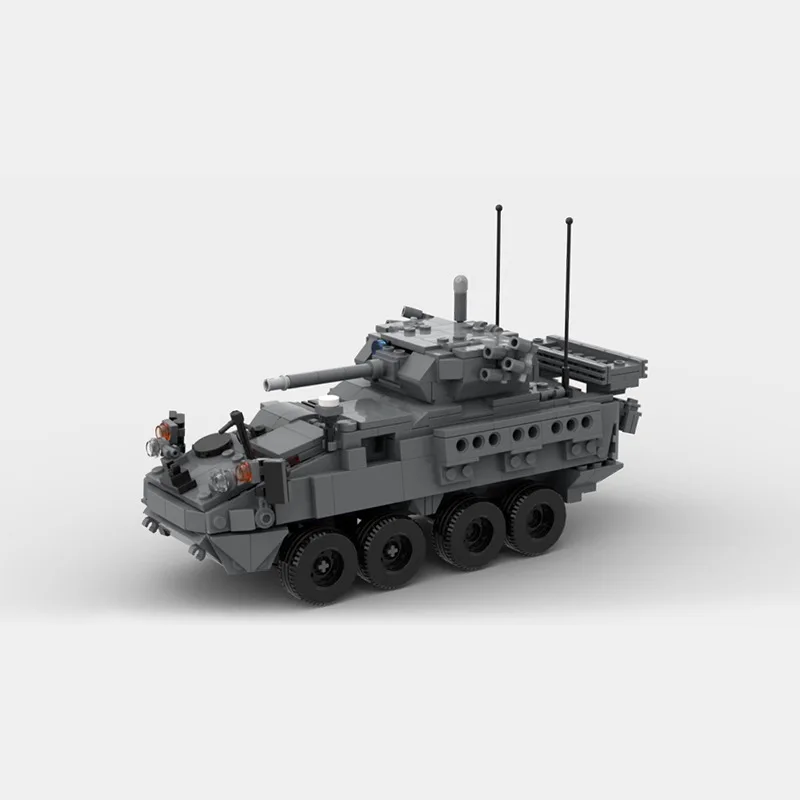 

MOC Building Block M1296 Infantry Armored Car Creative Car Model Military Series Creative Collection Children Bricks Toys