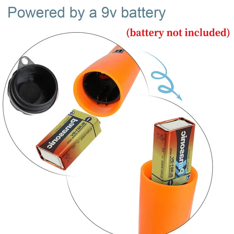 Metal Detector portatile Localizzatore di metalli Rilevatore di aste Puntatore GP Impermeabile IP66 Metal Gold Detector Tester per monete d'oro