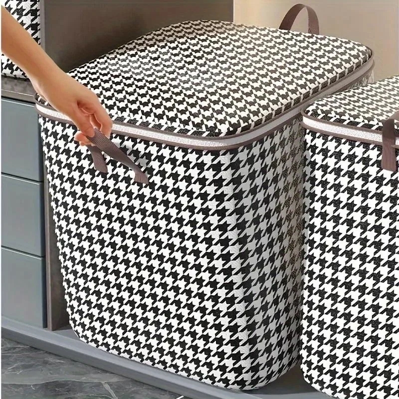 Foldable storage box Quilt Clothes Storage Bag Big Capacity Blanket Sorting Bags Dustproof Closet Under-Bed Storage Organizer