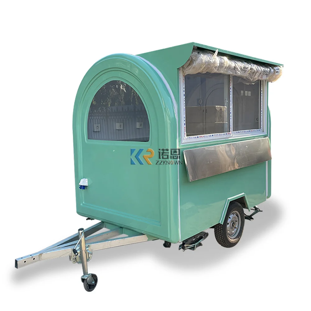 BBQ Dinning Car Mobile Vending Cart for USA Convenient Food Kiosk Restaurant Snacks Catering Trailer Fast Food Truck