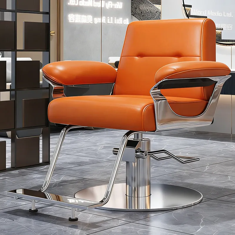 #Modern Aesthetic Barber Chair Specialty Luxury Ergonomic Armchair Barber Chair Trendy Beauty Silla Barberia Salon Furniture