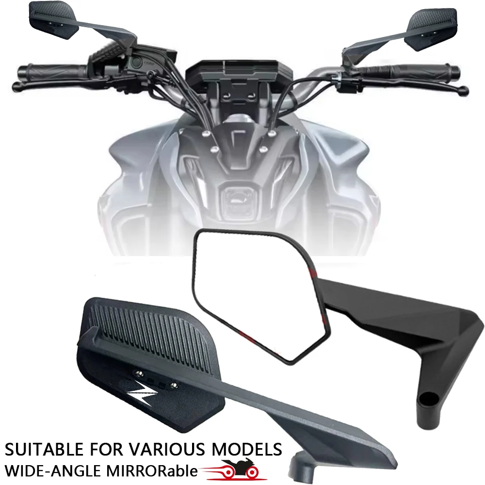 Motorcycle Side View Mirror For Kawasaki Z300 Z400 Z650 Z750 Z800 Z900 Z1000 Rearview Mirrors Adjustable Wind Wing Mirrors Kits