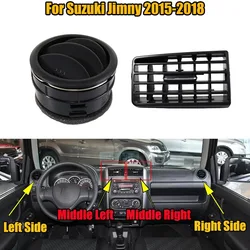 Car Front Dashboard AC Air Condition Vent Outlet Internal Accessories Air Vent Grille Diffuser 1PCS For Suzuki Jimny 2015-2018