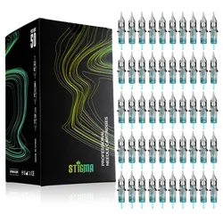 STIGMA 50Pcs High Quality Tattoo Needle Cartridge RL 0.3/0.35MM Blue Disposable Professional Sterilized Safety Tattooing Supply