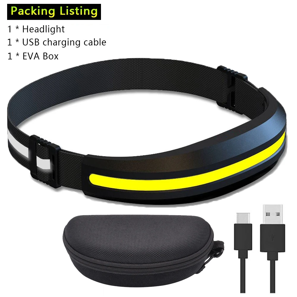 LX300 COB Lauf Scheinwerfer Rot Weiß Lichtquelle LED Scheinwerfer USB C Aufladbare Taschenlampe Arbeit Licht Wandern Angeln Lanterna