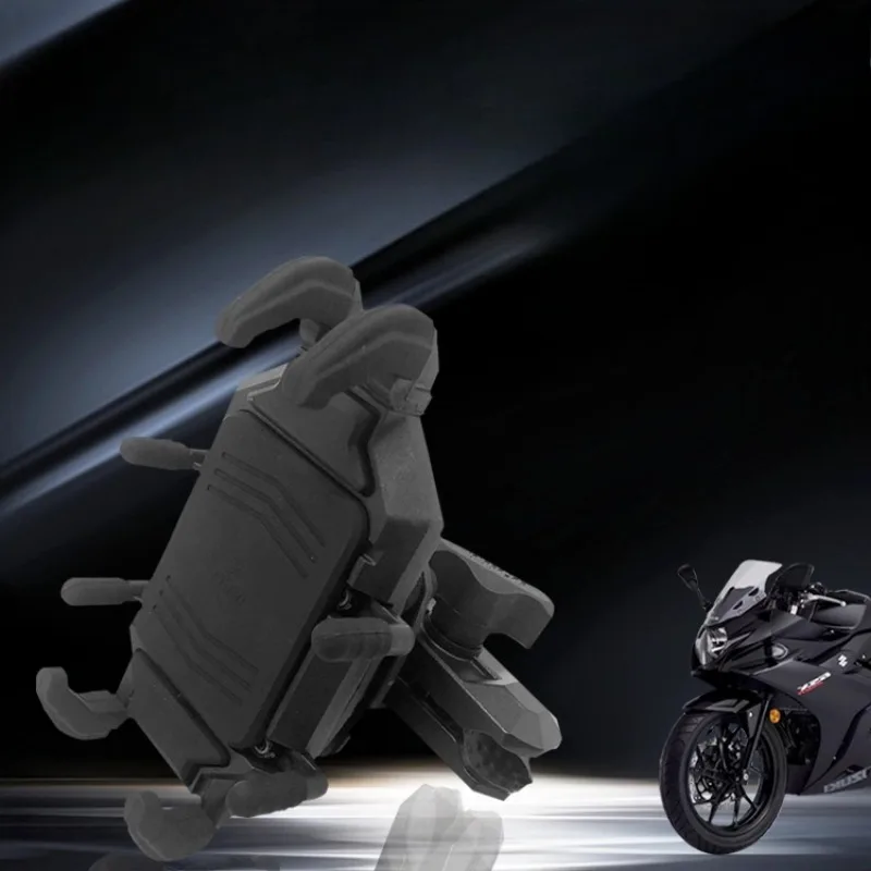 

Parts are suitable for Suzuki GSX250R motorcycle shock-absorbing mobile phone holder, small R rotatable shock-proof navigation