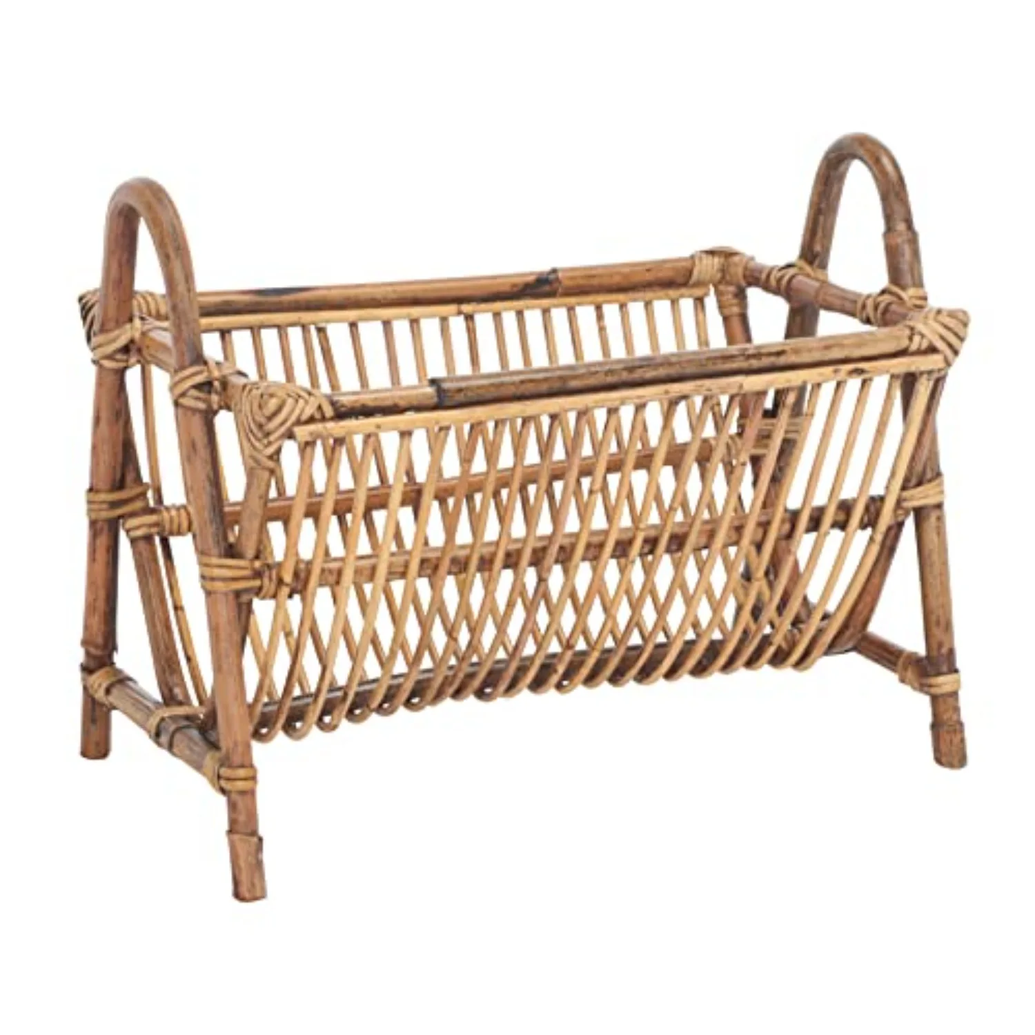 Home Collection Jove Honey Brown Wash Solid Wood Newspaper Rack (Fully Assembled)