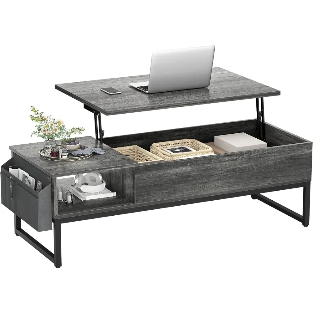 Lift Top Coffee Table with Storage, 43.3