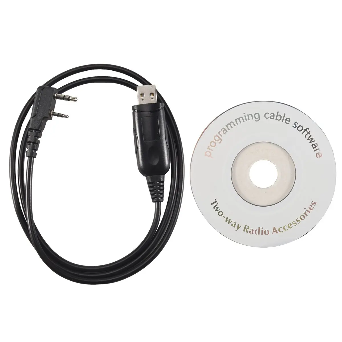 A64I USB-programmeerkabel voor UV-5R 888S voor radio Walkie Talkie-accessoires met cd-drive
