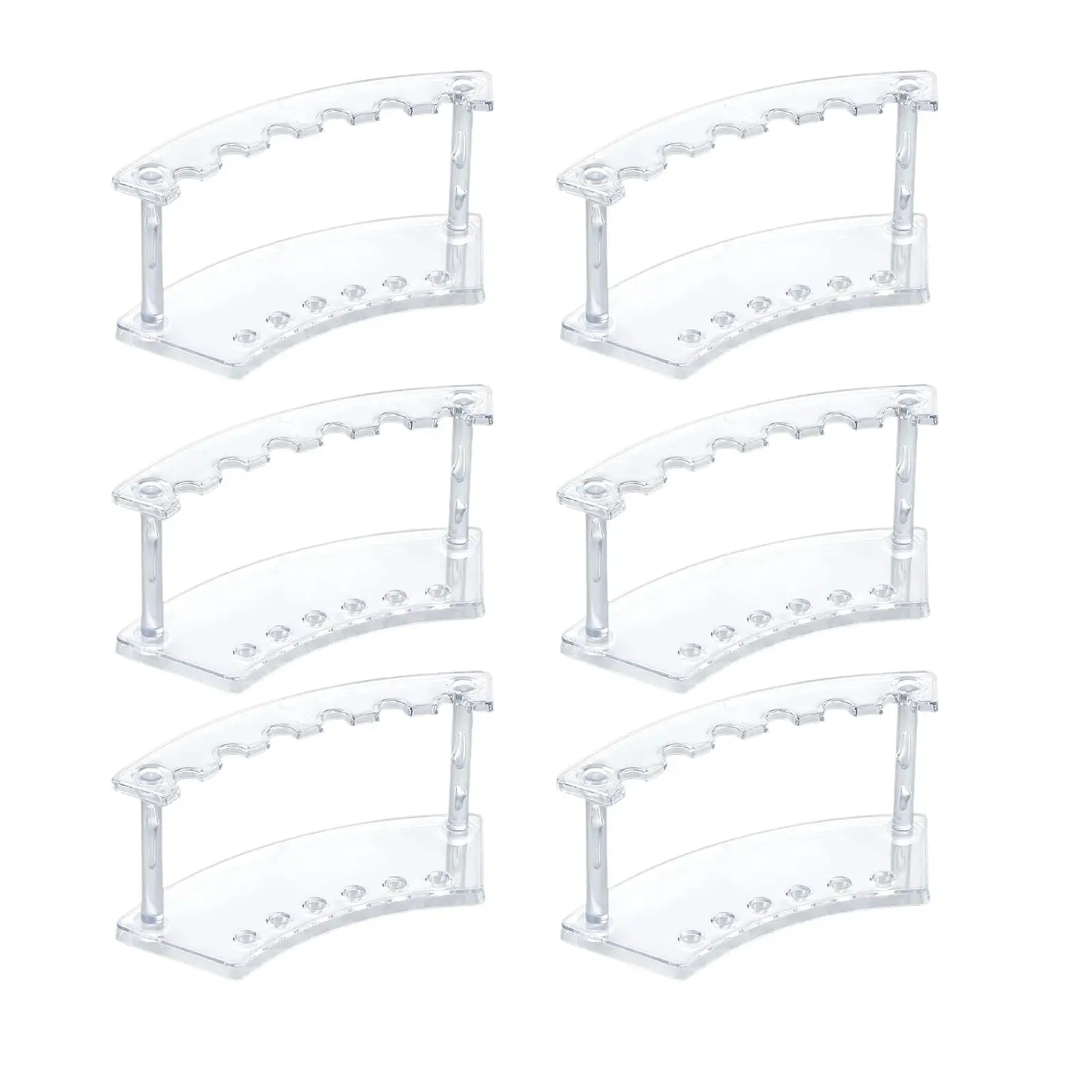 

6x подставка для ручек, декоративный орнамент, легкая многофункциональная подставка для кистей для настольной косметической столешницы, маркер для витрины