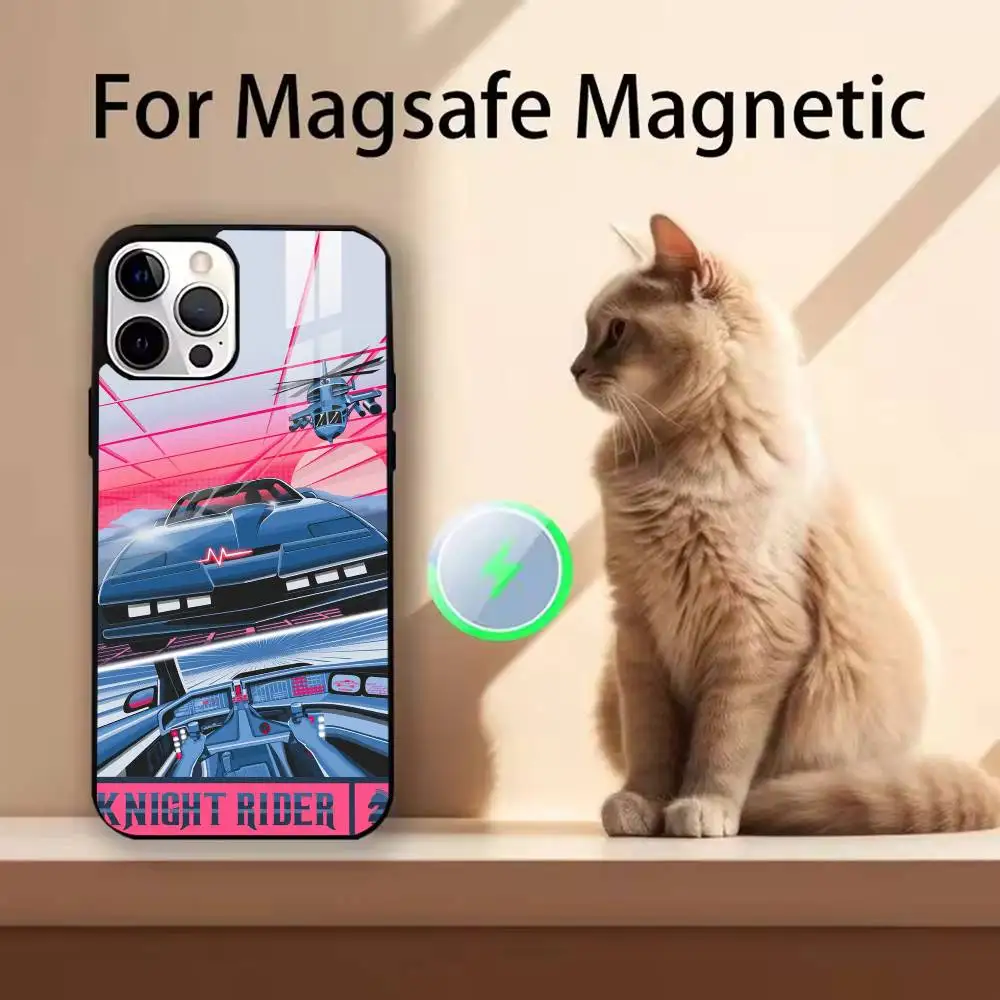 KITT Car Knight Rider  Phone Case For iPhone17,16,15,14,13,12,11,Pro,Max,Plus,,SE4,Magnetic Charging Compatible - view 5