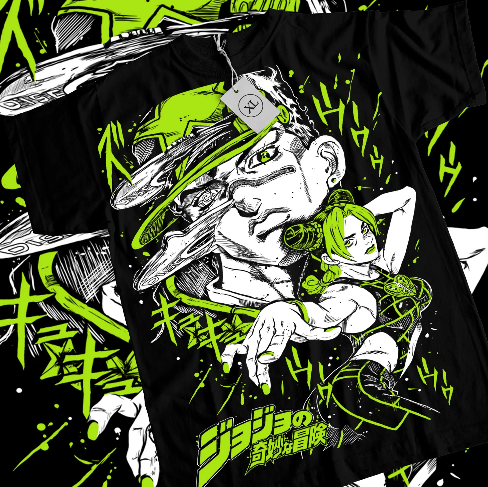 

Adventure JoJo Anime JoJo's Bizarre T-Shirt Manga Jolyne Jotaro Unisex Tshirt