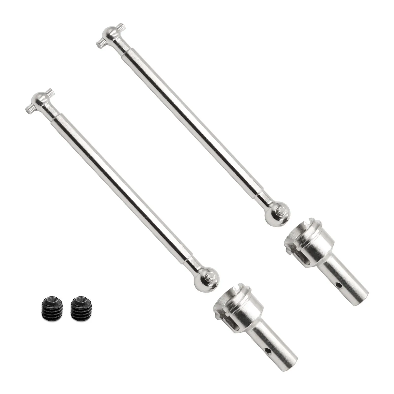 وصلات عالمية CVD أمامية/خلفية من الفولاذ عالي الكربون لـ 1/7 ARMMA INFRACTION/LIMITLESS 6S BLX & 1/8 TYPHON 6S BLX