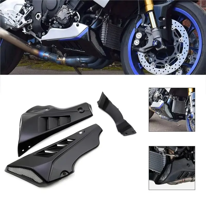 

A02Q-Lower Engine Chassis Belly Pan Spoiler Fairing Guards For MT-10 MT-10 SP FZ10 2017-2025 Motorcycle Accessories