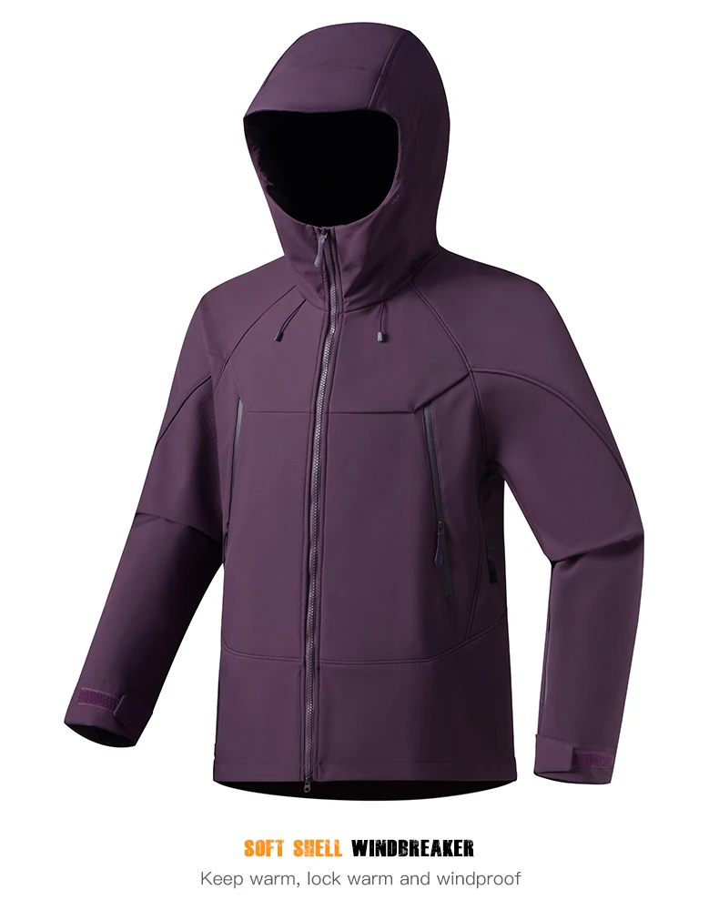 LNGXO Men Women Waterproof Soft Shell Jacket Windproof Warm Fleece Rain Coat Unisex Hiking Climbing Trekking Outdoor Windbreaker 33 Saef20936c31847598dcc0a5647b1a4f9V