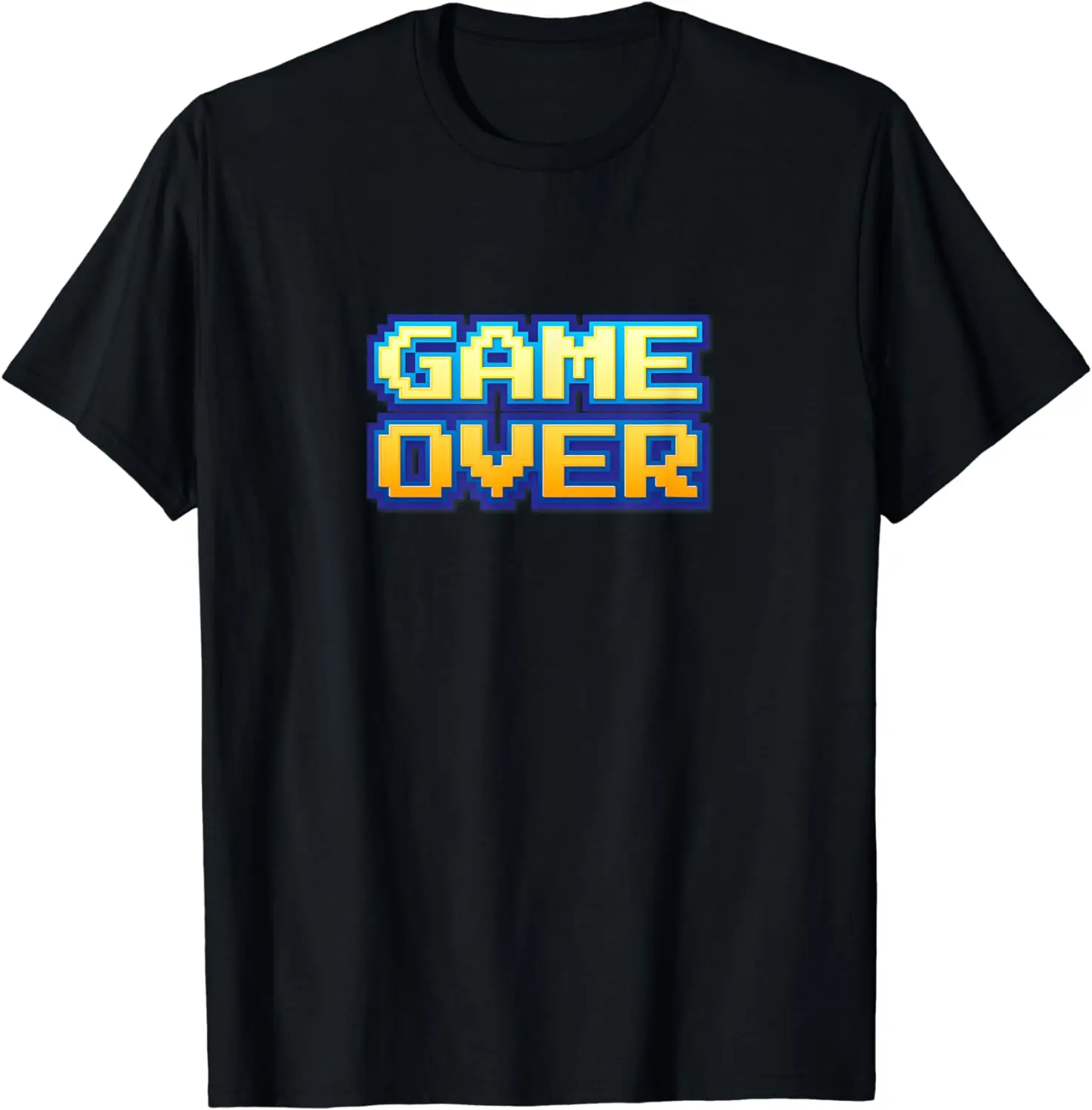 Game Over Vintage Retro Video Game Arcade 80s 90s T-Shirt  Vintage Clothes Tops Shirts for Men  Graphic T Shirts Ropa Hombre