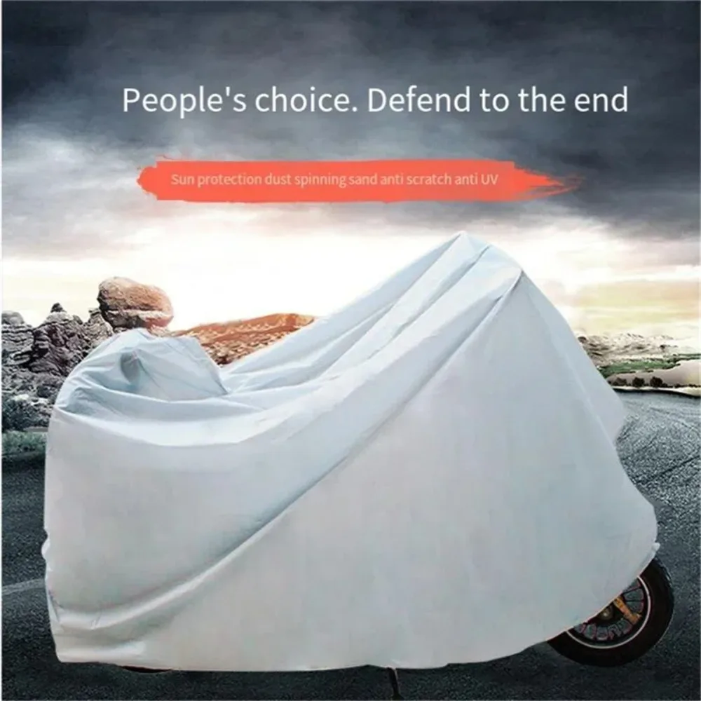 

Rain Dust UV Proof Sun Protection Motorcycle Cover Waterproof Bike Scooter Case Suit For Outdoor And Indoor Storage