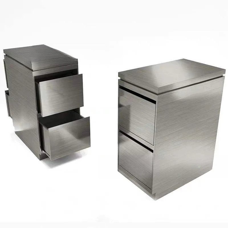 Hair salon tool cabinet, stainless steel barber shop cabinet, hair salon special anti-fingerprint storage locker