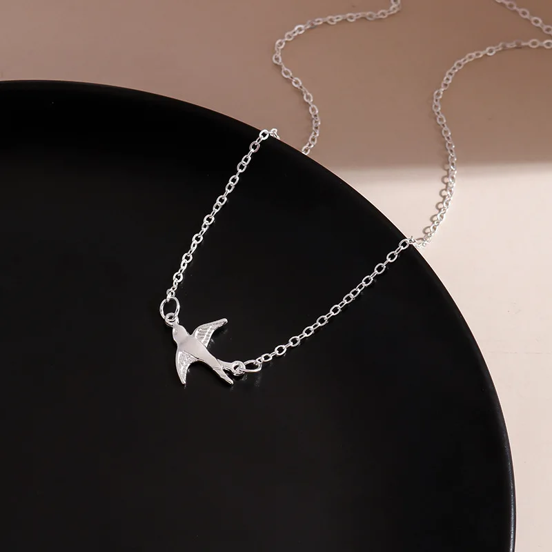 Aihua Romantische Taube Taube Anhänger Halsketten Einfache Ketten Halsketten für Frauen Mädchen Mode Schmuck Geschenke – Detail 13