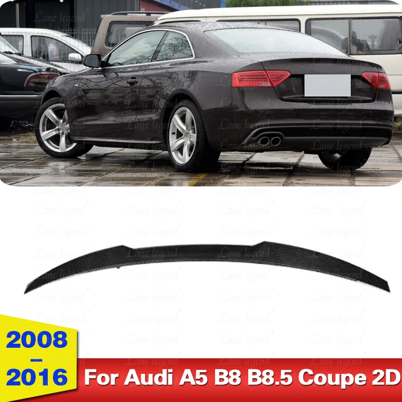 

CARBON LOOK FOR AUDI A5 S5 RS5 B8 COUPE 2D 2008-2016 M4 TYPE REAR BOOT SPOILER WING