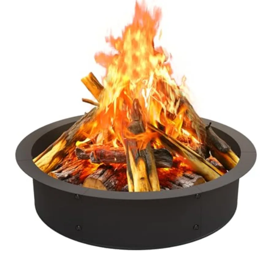 

Кольцо для костровой чаши, уличное, 33 см (внешний/внутренний диаметр), круглое, для сжигания дров, аксессуары для костровой чаши, металлическая стальная вставка для самостоятельной сборки, для уличных костров