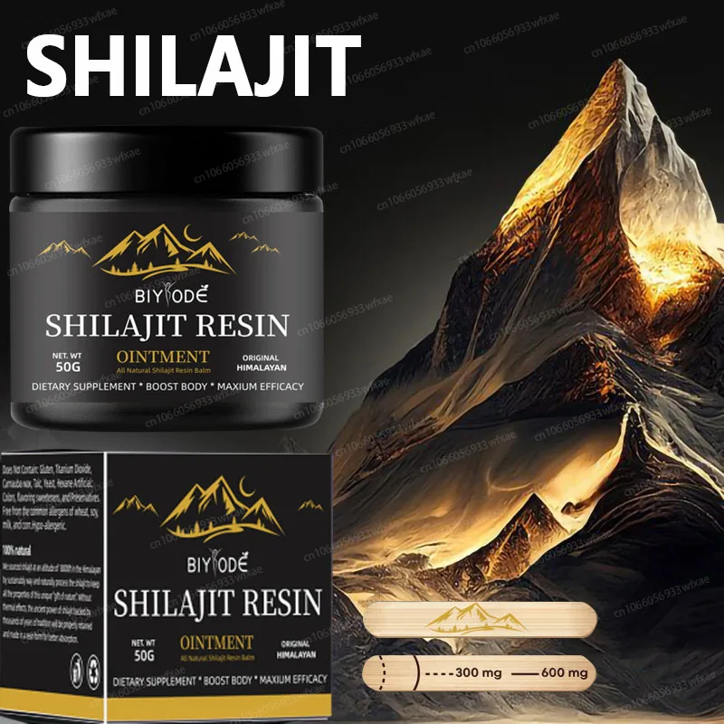 

50-250g Pure Himalayan Shilajit Resin Natural Shilajit Resin Lab Fulvic Acid Tested 85+ Trace Minerals