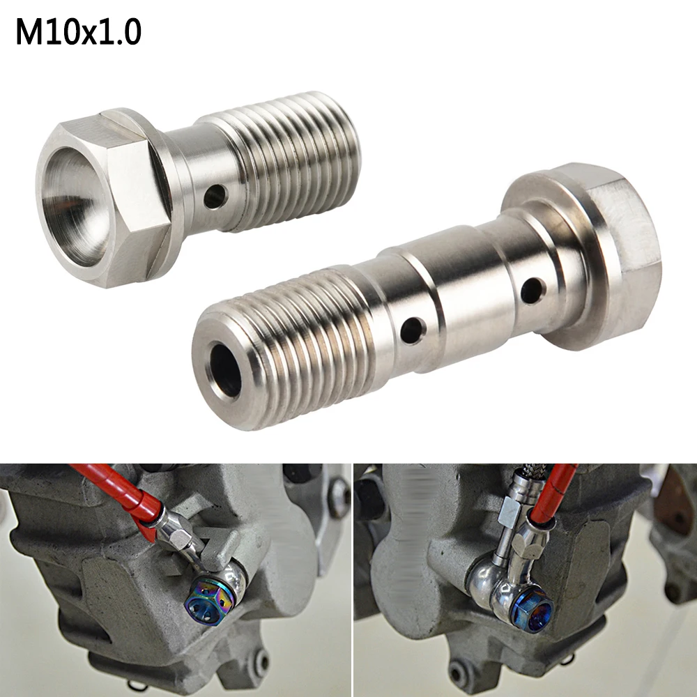 Motorcycle M10x1.0 Hydraulic Brake Hose Banjo Bolt for KTM 1190 RC8 2009-2016 990 Adventure 2007-2016 950 Adventure 2003-2007