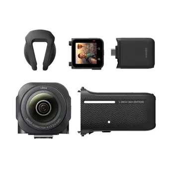كاميرا Insta360 ONE RS مقاس 1 بوصة، إصدار 360، بدقة 6K تقريبًا، كاميرا أكشن بتقنية الواقع الافتراضي، مع عصا سيلفي. 10 best sales كاميرا إنستا 360 وان آر إس 1 بوصة - №8
