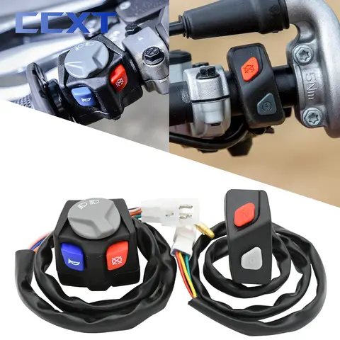오토바이 헤드 라이트 경적 KTM EXC XC XCW EXCF SX SXF 125 150 200 250 350 450 500 Husqvarna TE FE TX FX 용 시작 스위치