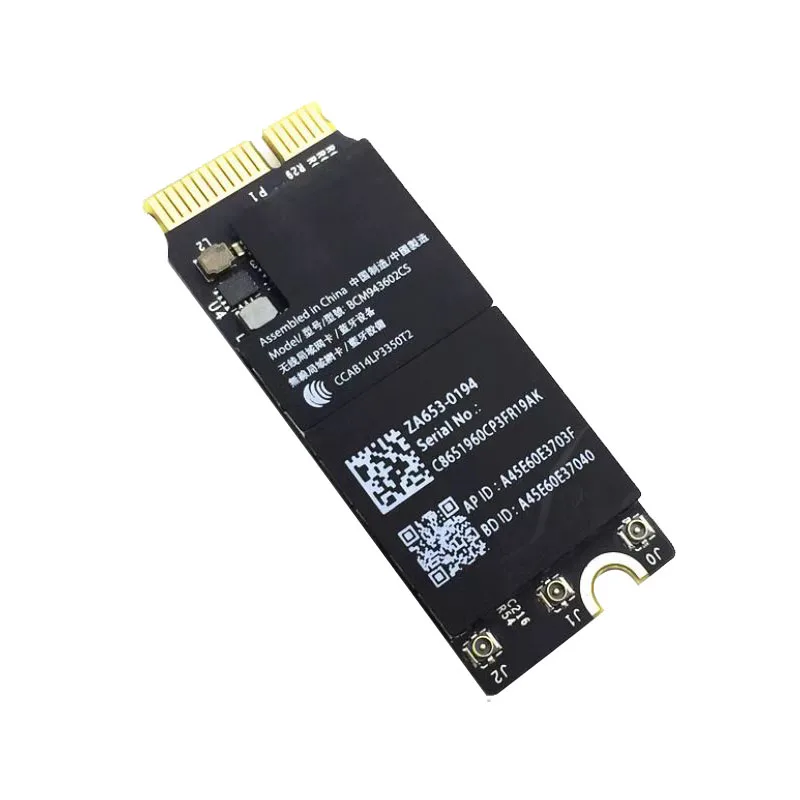 Broadcom BCM94360CS scheda Wifi muslimex 802.11ac per A1425 A1502 A1398 Bluetooth 4.0 2.4G 5G