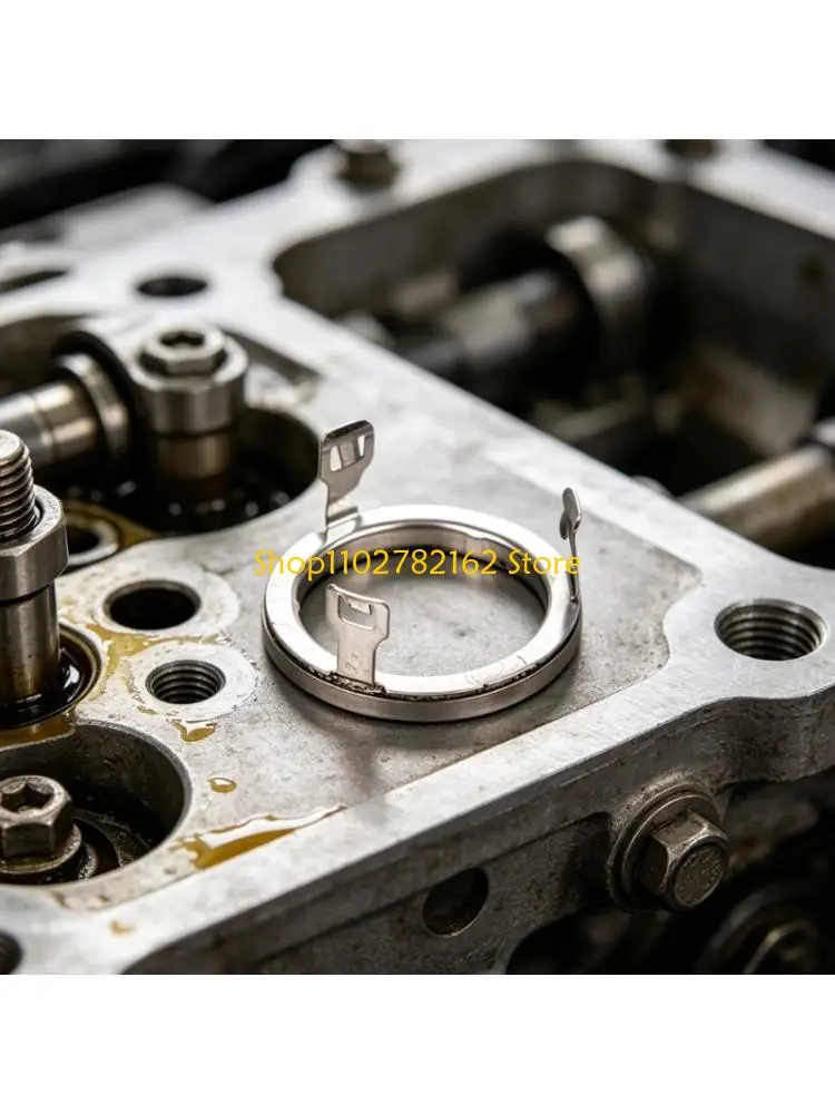 547B 13537564751 Replacement Metal Seal Piece for Maintenance Repair, Round Sealing Part with Visible Retainer Structure, 1