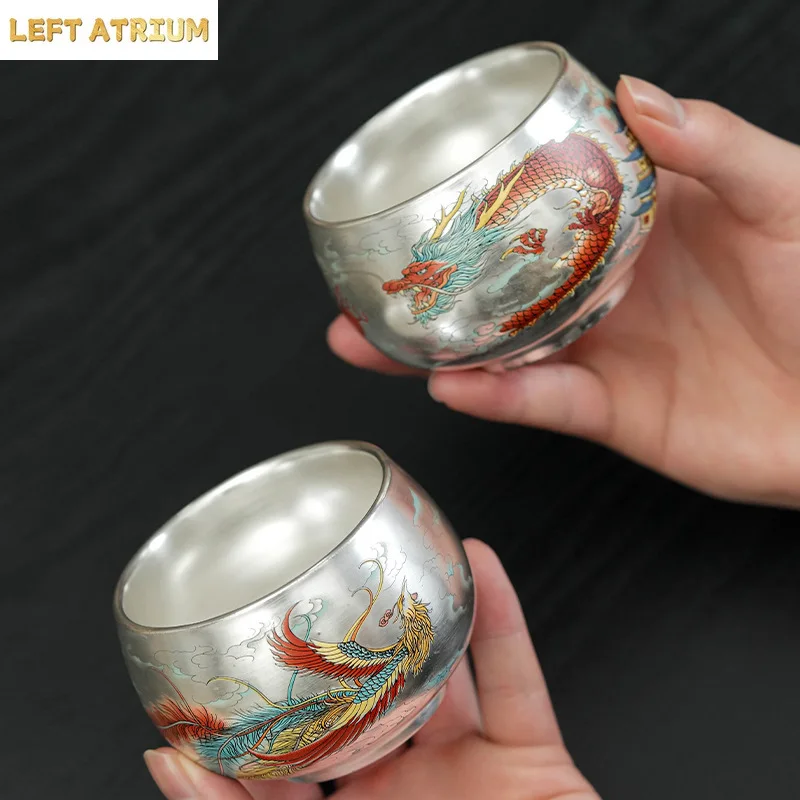 Чайная чашка Longfeng, высококачественная чашка для мастера, чайная чашка премиум-класса, подарок на день рождения для друзей и подруг, свадебный сувенир для деловых партнеров.