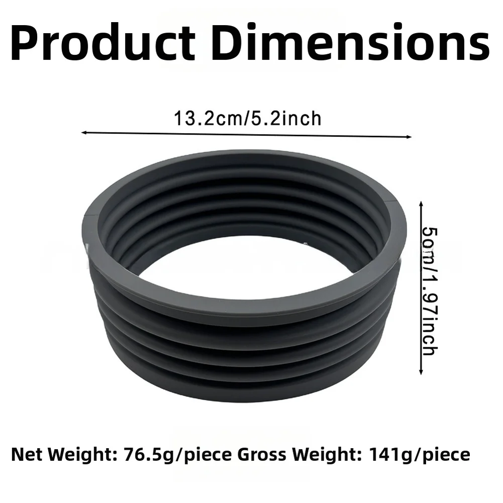 Silicone For HOPPER Bellow for BARSETTO Coffee Machines BEA01 BEA02 BEA02S Easy Install Compact Design 13.2x13.2x5cm