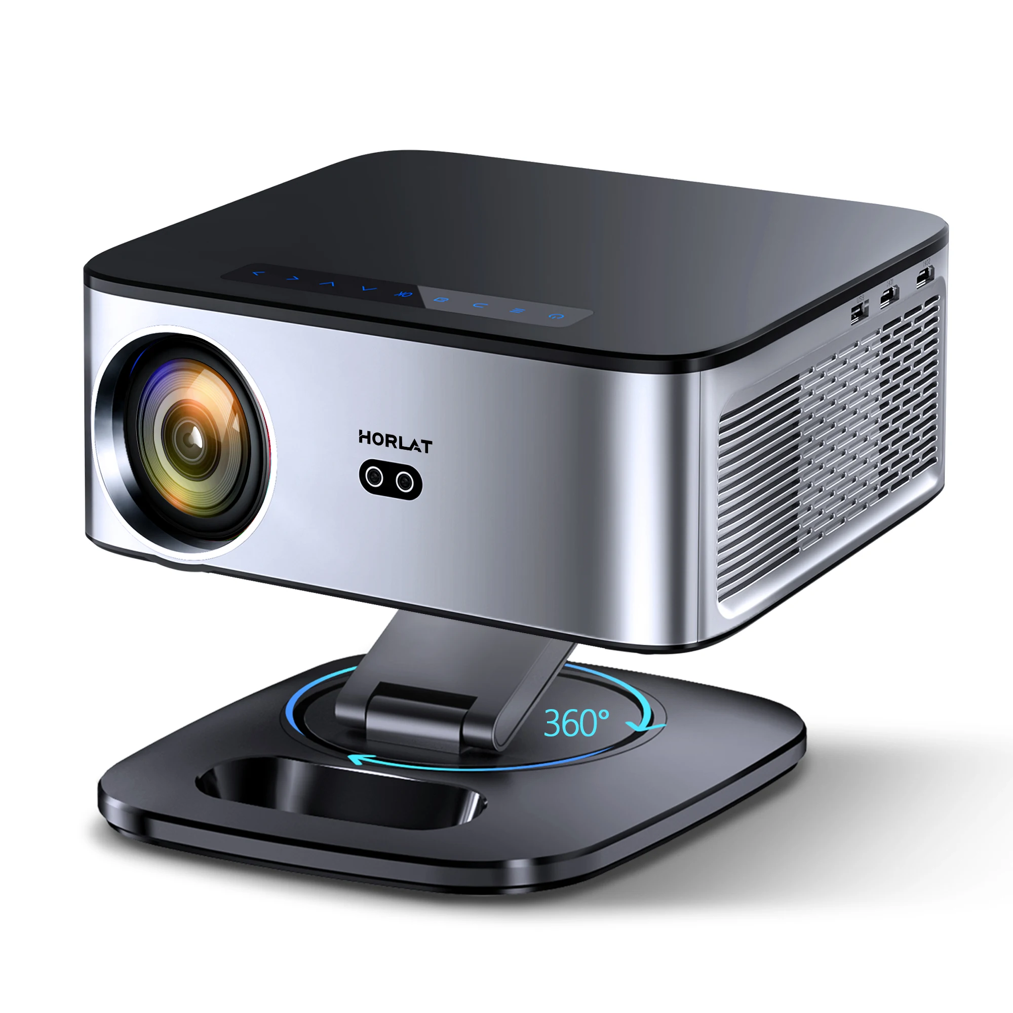 HORLAT T09MAX Google TV 4K Projector 40000 Lumen WiFi6 BT5.2 Afstandsbediening Autofocus Native 1080P Full HD Home Theater Filmprojector