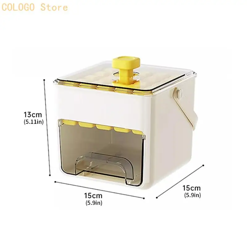 Transparent Ice Molds With Spacious Storage Drawer For Family And Office Use D0LD