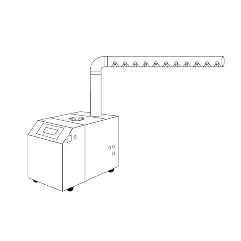 2025 Popular 220V 9KG/H Ultrasonic Atomizer Mist Maker Industrial Air Humidifier for Textile Factory view 4
