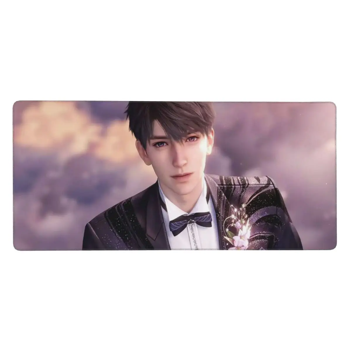 Love And Deepspace Game Caleb Large Mouse Pad Computer Keyboard Mouse Mat Gamer PC Laptop Desk Mat Office Accessories Table Mats