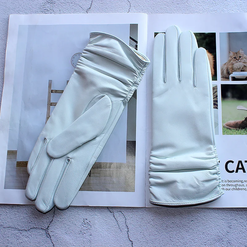 Women's Leather Glo… - image