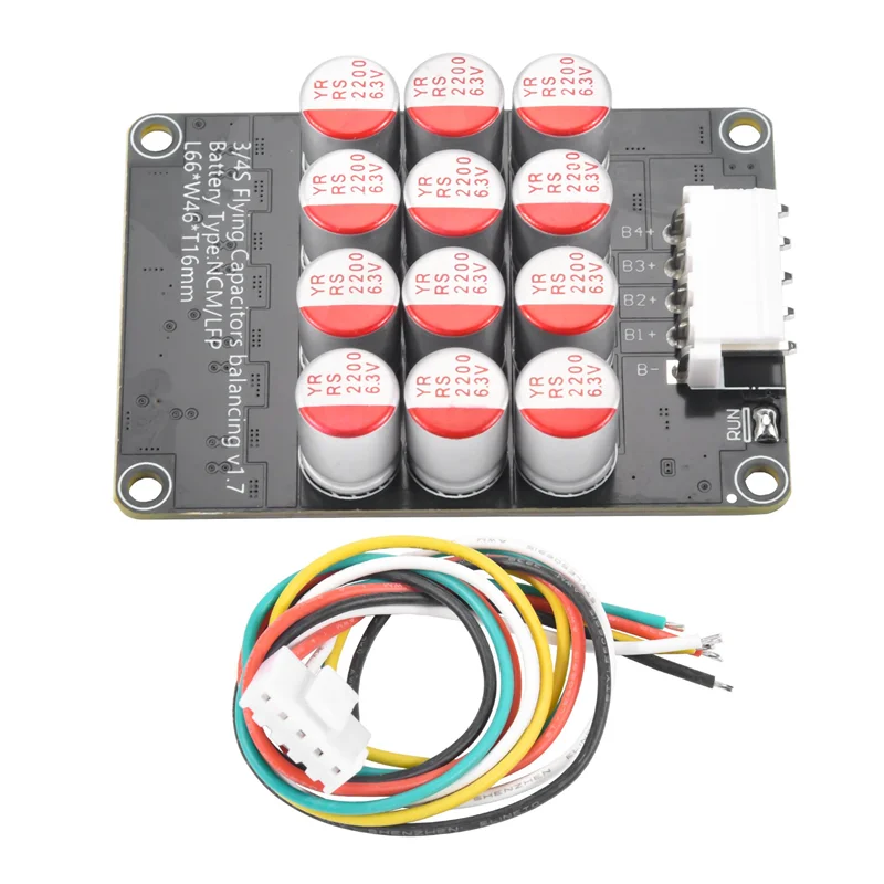 4S موازن المعادل النشط Lifepo4 / Lipo / LTO مكثف معادلة طاقة البطارية BMS Board