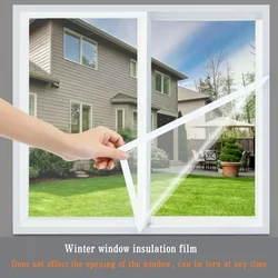 DIY High Ttransparent PEVA Home Balcony Windows Waterproof Curtain Gazebo Side Rainproof Winter Keep Warm Windproof Screen
