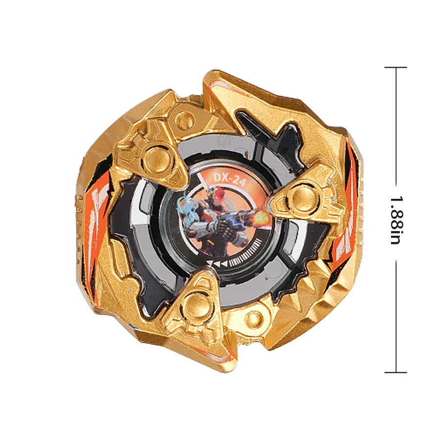 High-Speed DX-24 Hurricane Battle Top Set with Launcher Spinning Gyro Toy for Competitive Play