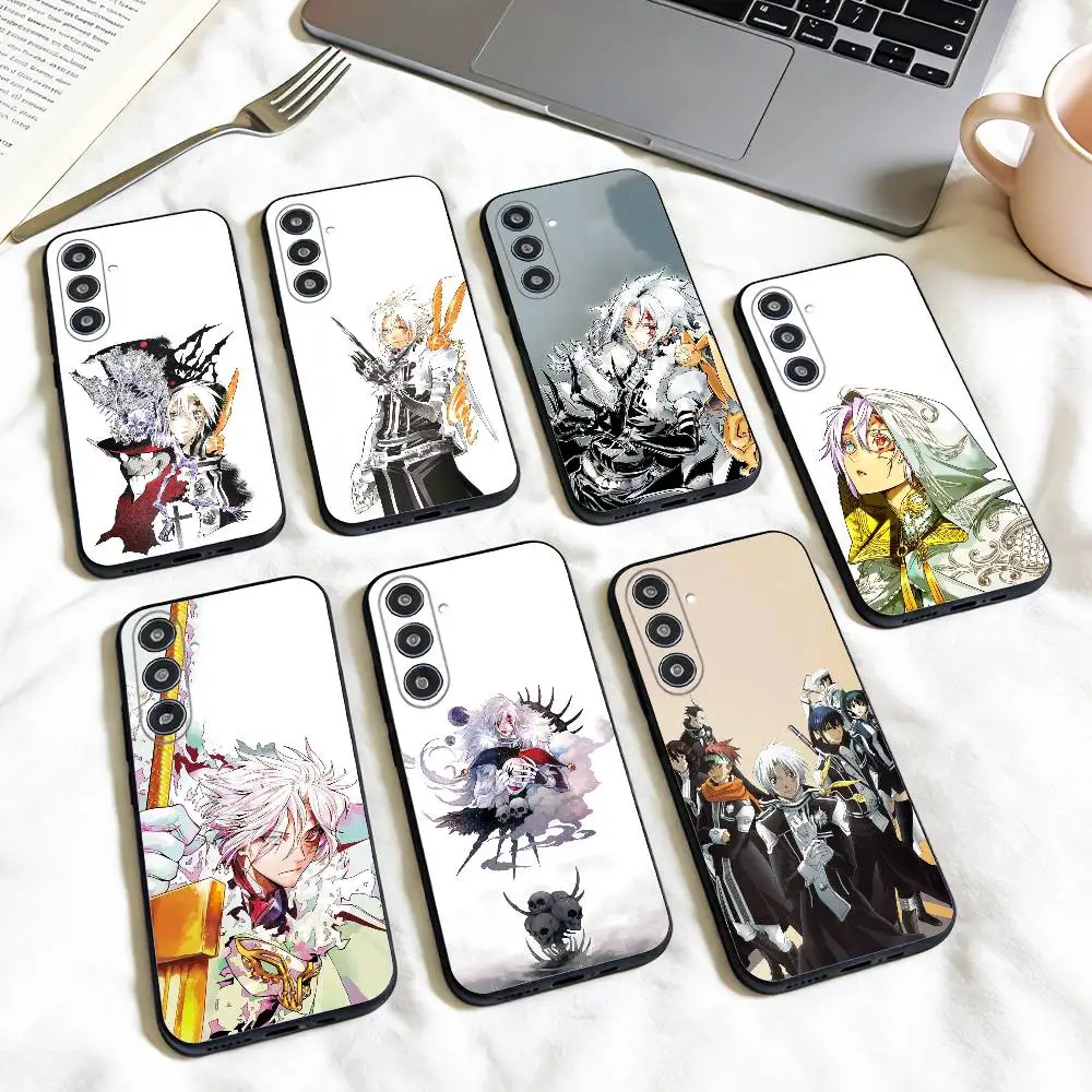 Funda de teléfono D.Gray-man A-Allen Walker para Samsung Galaxy A73,A72,A71,A70,A53,A52,A51, otros, carcasa negra suave