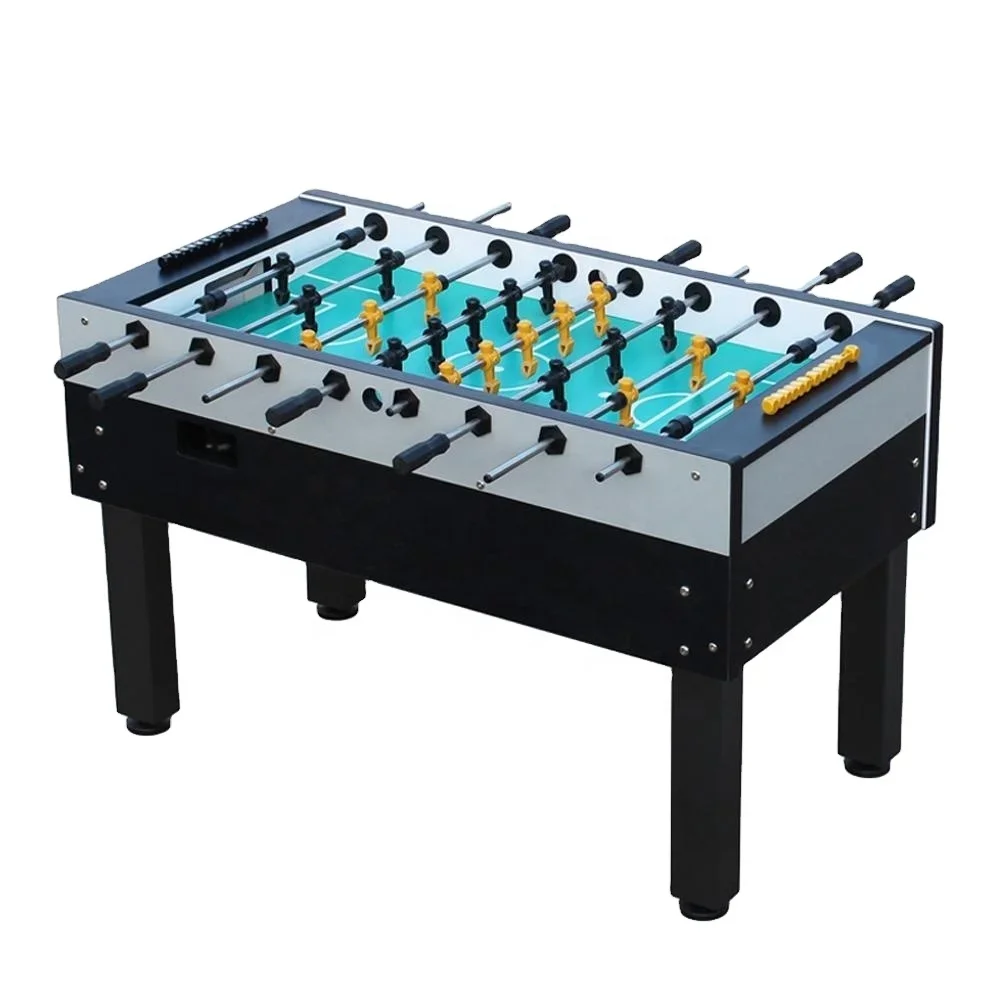 

Hot Sell 55 Inch Standard Size Engineered Wood Hollow 8 Rod Tournament Soccer Table Game Football